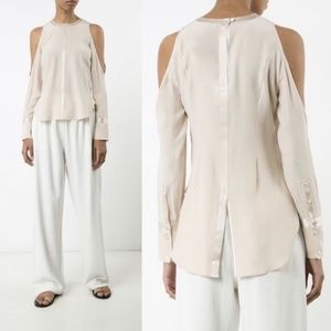 ELIZABETH AND JAMES Cold Shoulder Blouse Tailored
